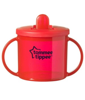 Чашка Tommee Tippee First с ручками 190 мл 4 мес Красная (TT0049-ROSU)