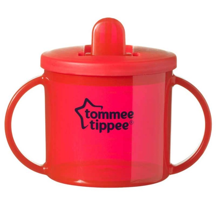 Чашка Tommee Tippee First с ручками 190 мл 4 мес Красная (TT0049-ROSU)