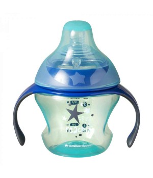 Чашка Tommee Tippee Transition со сменным носиком 150 мл 4-7 мес Голубая (TT0052-3-ALBASTRU)