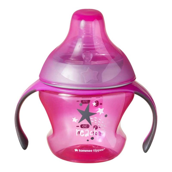 Чашка Tommee Tippee Transition со сменным носиком 150 мл 4-7 мес Розовая (TT0052-3-ROZ)