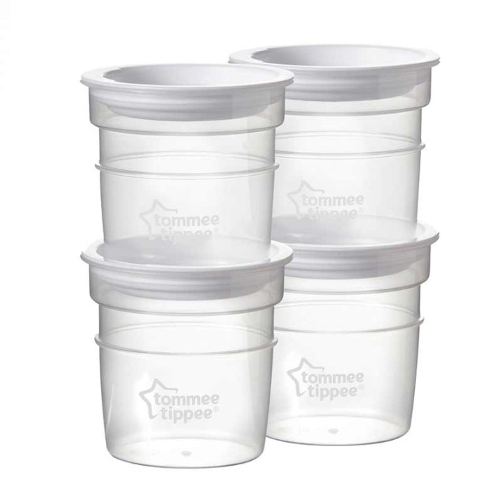 Контейнери Tommee Tippee для зберігання грудного молока 4 шт х 60 мл (TT0120)