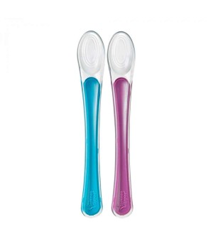 Ложки Tommee Tippee силиконовые 4 мес 2 шт (TT0105-2)
