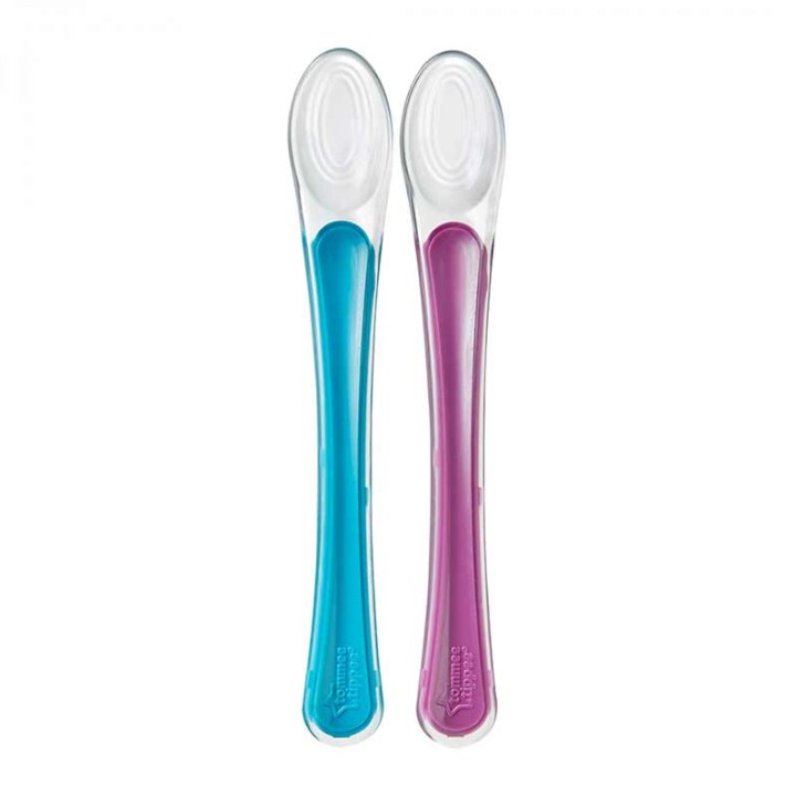 Ложки Tommee Tippee силиконовые 4 мес 2 шт (TT0105-2)