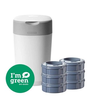 Накопитель подгузников Tommee Tippee Twist & Click + 6 сменных кассет (TT0371)