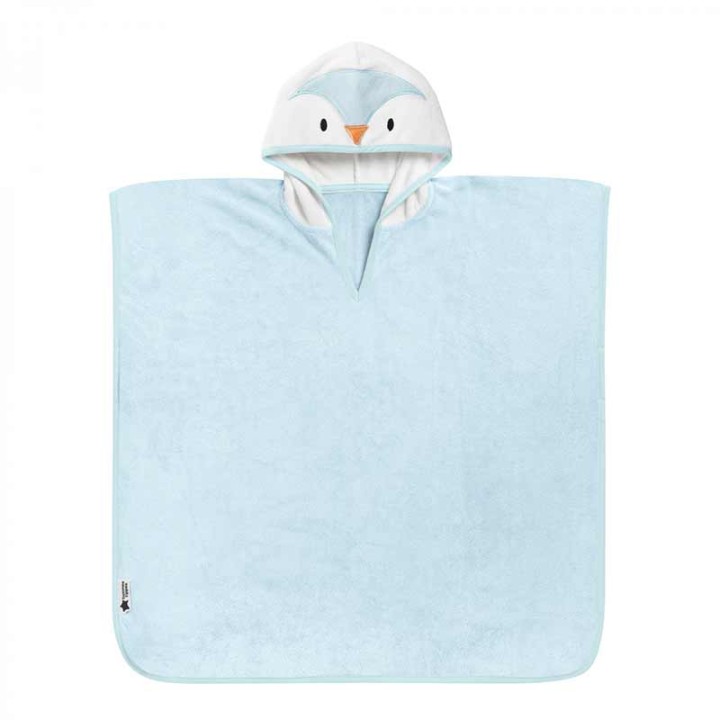 Полотенце-пончо Tommee Tippee Splashtime Penny the Penguin 2-4 года Голубое (TT0309)