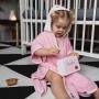 Полотенце-пончо Tommee Tippee Splashtime Penny the Penguin 2-4 года Розовое (TT0308)