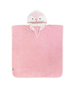 Полотенце-пончо Tommee Tippee Splashtime Penny the Penguin 2-4 года Розовое (TT0308)