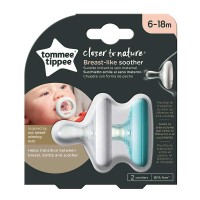 Пустышка Tommee Tippee Breast-like 6-18 мес 2 шт (TT0296)
