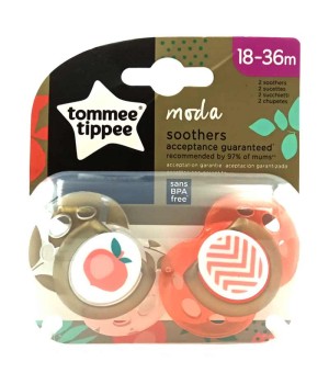 Пустышка Tommee Tippee Moda 18-36 мес 2 шт (TT0265)