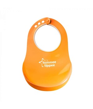 Слюнявчик Tommee Tippee Essentials 6 мес Оранжевый (TT0003-PORTO)