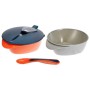 Тарелки Tommee Tippee с крышкой и ложкой 6 мес 2 шт (TT0130-1-NEGRU/ROSU)