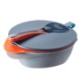 Тарелки Tommee Tippee с крышкой и ложкой 6 мес 2 шт (TT0130-1-NEGRU/ROSU)