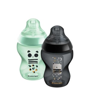 Набор бутылочек Tommee Tippee Closer to Nature Animals 2 шт х 260 мл (TT0038)