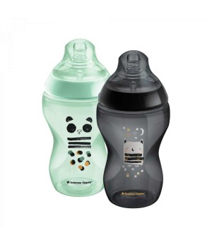 Набор бутылочек Tommee Tippee Closer to Nature Animals 2 шт х 340 мл (TT0036)