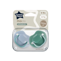 Пустышка Tommee Tippee MODA Orthodontic 6-18 мес 2 шт (TT0499)