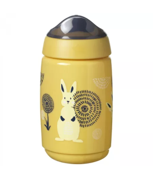 Чашка Tommee Tippee SUPERSTAR с носиком 390 мл 12 мес желтая (TT0374)
