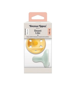 Пустушка Tommee Tippee Breast-like 0-6 міс 2 шт (TT0519)