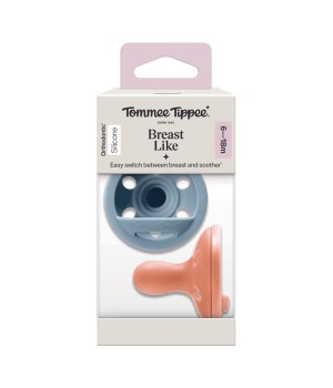 Пустушка Tommee Tippee Breast-like 6-18 міс 2 шт (TT0520)
