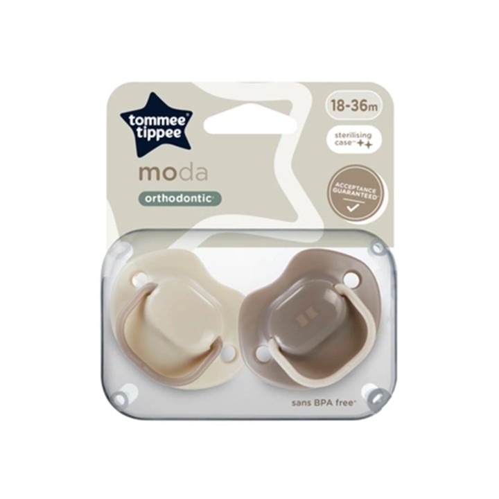 Пустушка Tommee Tippee MODA Orthodontic 18-36 міс 2 шт (TT0501)