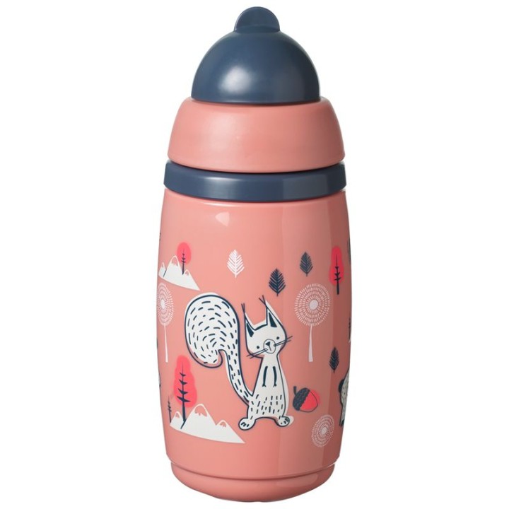 Термочашка Tommee Tippee SUPERSTAR с трубочкой 266 мл 12 мес розовая (TT0398)