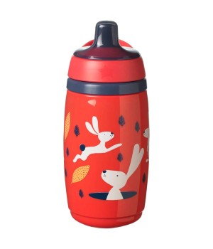 Термочашка Tommee Tippee Superstar Sportee 266 мл 12 мес Красная (TT0394)
