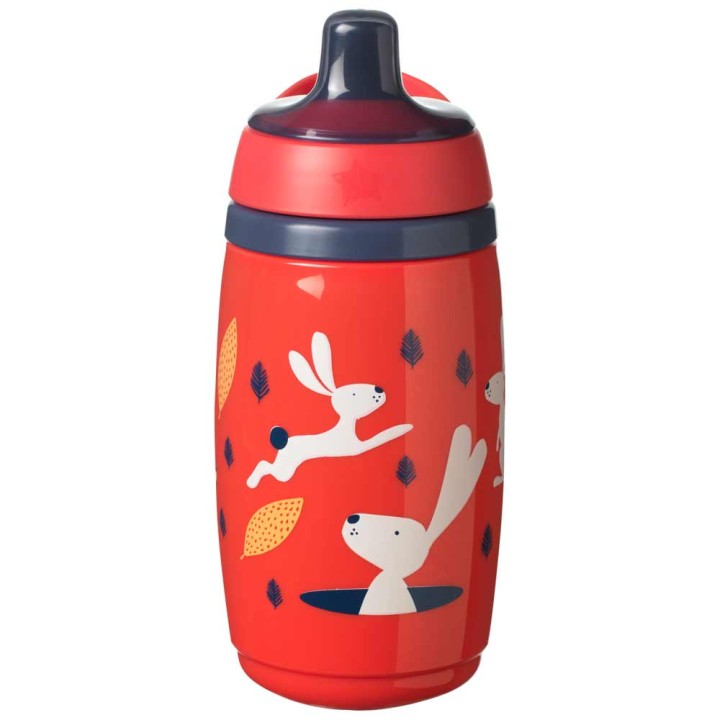 Термочашка Tommee Tippee Superstar Sportee 266 мл 12 мес Красная (TT0394)